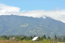 O vulcão Baru, ponto mais alto do Panamá, na região de Boquete